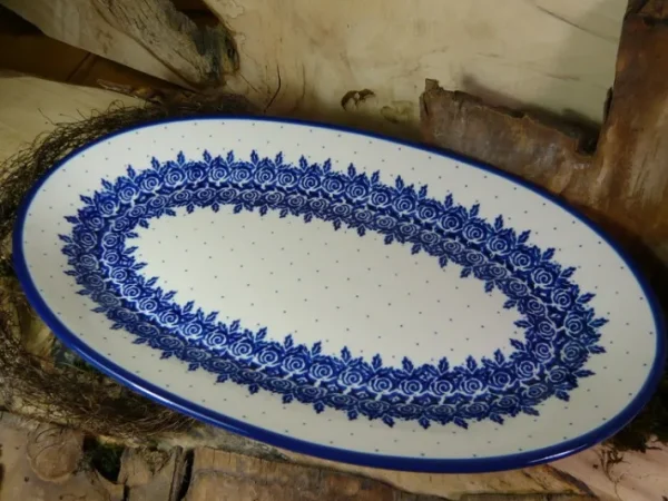 Platte, oval, 45,5 x 27 cm, Unikat 10, BSN 14888^Bunzlauer Keramik Fashion