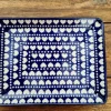 Platte, rechteckig, 27 x 21 cm, Ich Dich auch^Bunzlauer Keramik Outlet