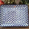 Platte, rechteckig, 27 x 21 cm, Fleur Delicate, BSN A-0983^Bunzlauer Keramik New