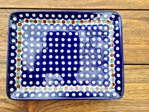 Platte, rechteckig, 27 x 21 cm, Tradition 6, BSN X-029^Bunzlauer Keramik New