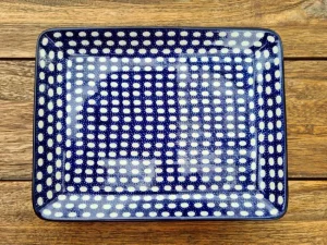 Platte, rechteckig, 27 x 21 cm, Tradition 4, BSN x-030^Bunzlauer Keramik Fashion