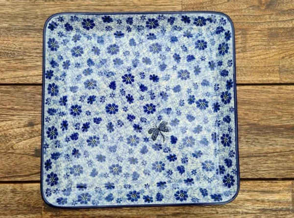 Platte, 28x28 cm, Dragonfly, BSN A-1417^Bunzlauer Keramik Hot
