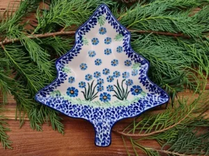 Platte, 20x20 cm, Forget me not, BSN J-4580^Bunzlauer Keramik Outlet