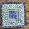 Platte, 28x28 cm, Forget me not, BSN A-1451^Bunzlauer Keramik Sale