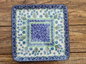 Platte, 28x28 cm, Forget me not, BSN A-1451^Bunzlauer Keramik Sale