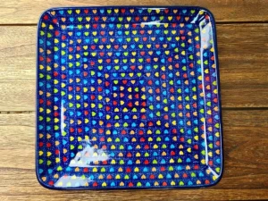 Platte, 28x28 cm, Träume, BSN A-1227^Bunzlauer Keramik Sale