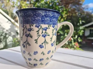 Pott, ca. 450 ml, Höhe 12 cm, Ivy, BSN J-031^Bunzlauer Keramik New