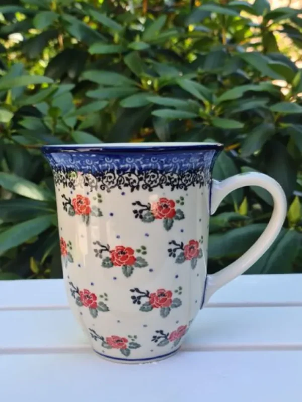 Pott, ca. 450 ml, Höhe 12 cm, Tea Rose^Bunzlauer Keramik Hot