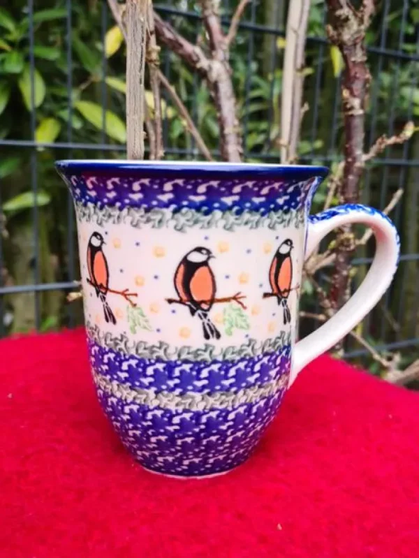 Pott, ca. 450 ml, Höhe 12 cm, Vogel^Bunzlauer Keramik Sale