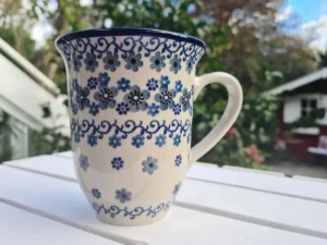 Pott, ca. 450 ml, Höhe 12 cm, Winter Garden, BSN J-1963^Bunzlauer Keramik Discount