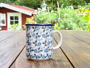 Pott ohne Unterteller, 300 ml, Höhe 9,50 cm, Summer Wind, BSN J-1675^Bunzlauer Keramik Online
