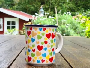 Pott ohne Unterteller, 300 ml, Höhe 9,50 cm, Liebe^Bunzlauer Keramik Online