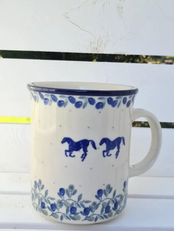 Pott ohne Unterteller, 300 ml, Höhe 9,50 cm, Horse^Bunzlauer Keramik Sale