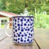 Pott ohne Unterteller, 300 ml, Höhe 9,50 cm, Crazy Dots, BSN A-0336^Bunzlauer Keramik Fashion
