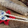 Salatbesteck Löffel und Gabel, Forget me not - BSN J-4689^Bunzlauer Keramik Discount