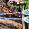 Salatbesteck Löffel und Gabel, Forget me not - BSN J-4689^Bunzlauer Keramik Sale