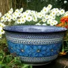Salatschale, Ø 32,5 cm, Höhe 16 cm, Unikat 4 - BSN 0986^Bunzlauer Keramik New