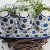 Salz, Pfeffer & Zahnstocher-Set m. Tablett, Tradition 34, BSN J-318^Bunzlauer Keramik Discount