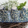 Salz, Pfeffer & Zahnstocher-Set m. Tablett, Tradition 32, BSN J-316^Bunzlauer Keramik Outlet