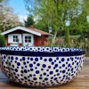 Schale, Ø 27 cm, 10 cm, Crazy Dots, BSN A-0276^Bunzlauer Keramik Hot
