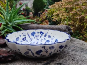Schale, Ø 20 cm, 5 cm, Flower Festival^Bunzlauer Keramik Sale