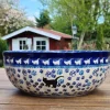 Schale, Ø 27 cm, 10 cm, Katze, BSN A-0017^Bunzlauer Keramik Hot