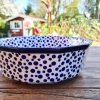 Schale, Ø 26 cm, 3700 ml,↑ 9 cm, Crazy Dots, BSN A-1464^Bunzlauer Keramik Sale