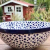 Schale, Ø 33 cm, 6600 ml, Höhe 12 cm, Crazy Dots^Bunzlauer Keramik Hot