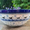 Schale, Ø 24 cm, 2600 ml, Höhe 8,5 cm, Katze weiß^Bunzlauer Keramik Hot
