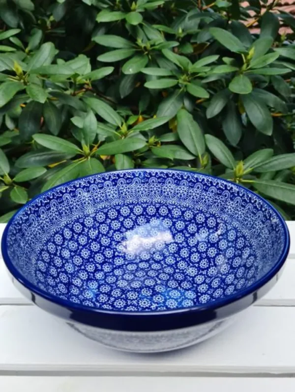 Schale, Ø 24 cm, 2600 ml, Höhe 8,5 cm, Lace^Bunzlauer Keramik New