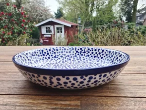 Schale, Ø 32,5 cm,7 cm, 3500 ml, Crazy Dots, BSN A-1630^Bunzlauer Keramik Online