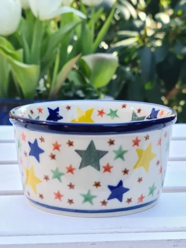 Schale Ø 9,5 cm,5 cm, Sterne^Bunzlauer Keramik Outlet