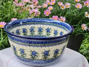 Schale Ø 27 cm, Höhe 13 cm, 5000 ml, Unikat 7, BSN 0977^Bunzlauer Keramik Best
