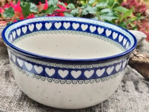 Schale, Ø 22 cm, Höhe 11 cm, 2600 ml, White Valentine - BSN J-1353^Bunzlauer Keramik Outlet