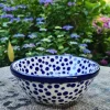 Schale, Ø 17 cm, Höhe 8 cm, Crazy Dots, Vol. 950 ml - BSN A-0291^Bunzlauer Keramik New