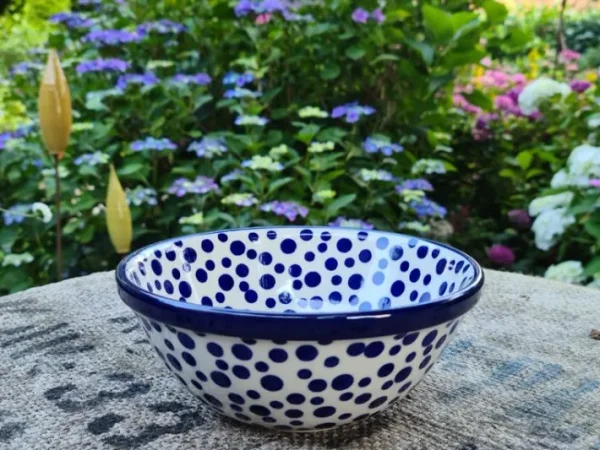 Schale, Ø 17 cm, Höhe 8 cm, Crazy Dots, Vol. 950 ml - BSN A-0291^Bunzlauer Keramik New