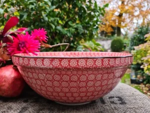 Schale, Ø 24 cm, Höhe 8,5 cm, Dekor 2691V^Bunzlauer Keramik Discount