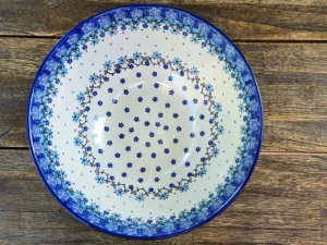 Schale, Ø 20 cm, Höhe 8,5 cm, Fleur Delicate, Vol. 1,2 l, BSN J-1735^Bunzlauer Keramik New