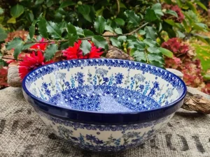 Schale, Ø 24 cm, Höhe 8,5 cm, Floral Party^Bunzlauer Keramik Online