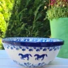 Schale, Ø 24 cm, Höhe 8,5 cm, Horse^Bunzlauer Keramik Hot