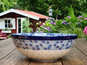 Schale, Ø 33 cm, Höhe 12 cm, Tradition 35^Bunzlauer Keramik Hot