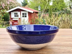 Schale, Ø 27,5 cm, Höhe 11 cm, Unikat 18, BSN 10327^Bunzlauer Keramik Hot