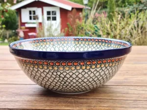 Schale, Ø 17 cm, Höhe 8 cm, Unikat 1, Vol. 950 ml, BSN 10344^Bunzlauer Keramik Clearance