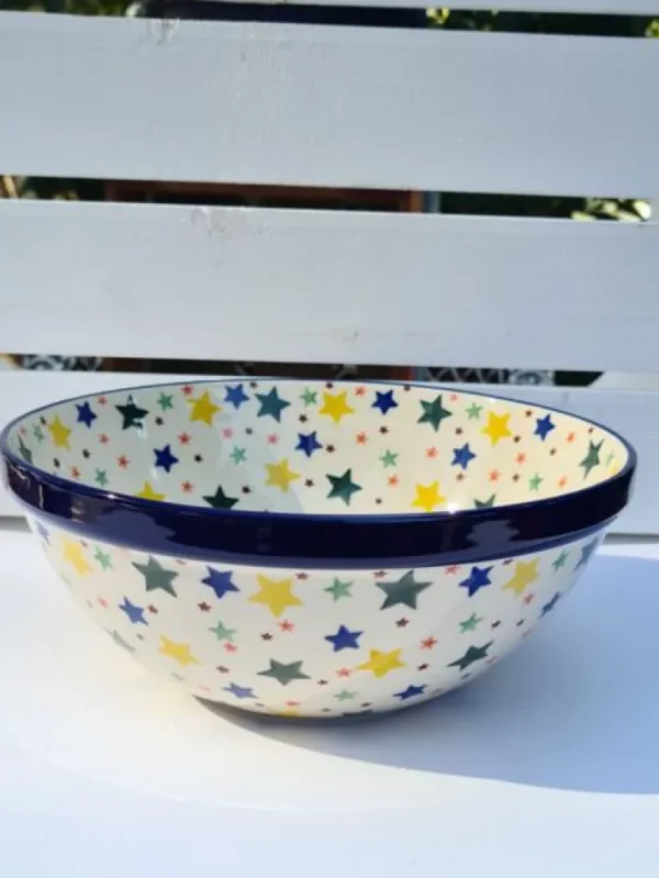 Schale, Ø 17 cm, Höhe 8 cm, Vol. 950 ml - Sterne^Bunzlauer Keramik Hot