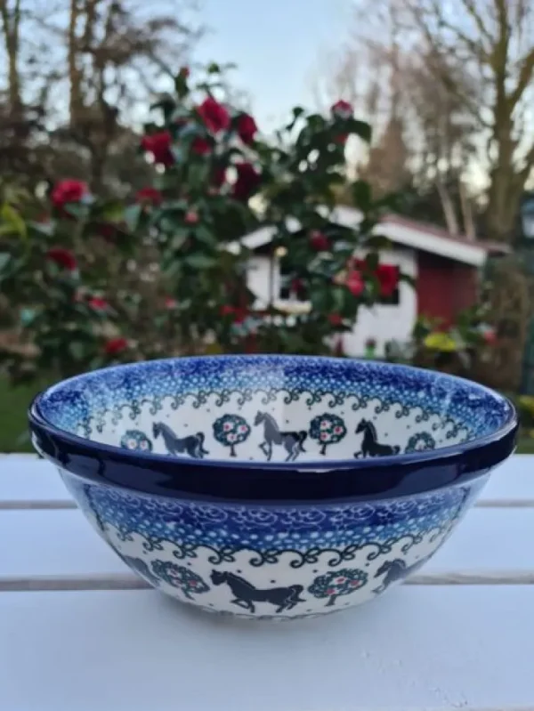 Schale, Ø 17 cm, Höhe 8 cm, Vol. 950 ml - Pferde^Bunzlauer Keramik Hot