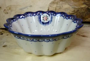 Schale / Auflaufform, Ø 19,5 cm, Höhe 7,50 cm, Unikat 3 - BSN 20847^Bunzlauer Keramik Online