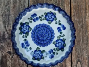 Schale / Auflaufform, 1 l, Ø 19,5 cm, Höhe 4,50 cm, Tradition 9, BSN 8441^Bunzlauer Keramik Online