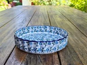 Schale / Auflaufform, 1 l, Ø19,5cm,↑4,5cm, Summer Wind, BSN J-1697^Bunzlauer Keramik New