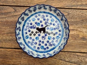 Schale / Auflaufform, 600 ml, Ø16 cm,4 cm, Katze, BSN A-0135^Bunzlauer Keramik Clearance