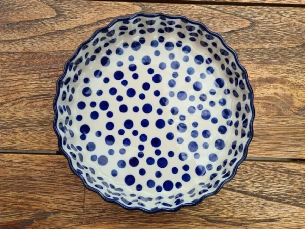 Schale / Auflaufform, 600 ml, Ø16 cm,4 cm, Crazy Dots, BSN A-0396^Bunzlauer Keramik Sale